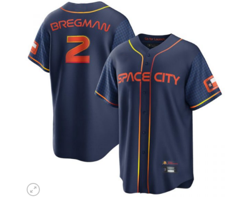 Youth Houston Astros Yordan Alvarez Space City Connect Jersey