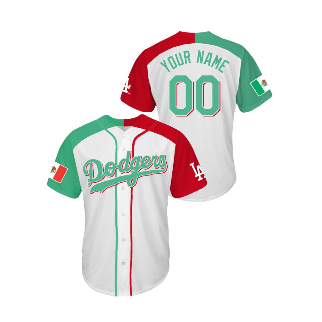 Men's Los Angeles Dodgers Mexican Heritage Jersey - All Stitched