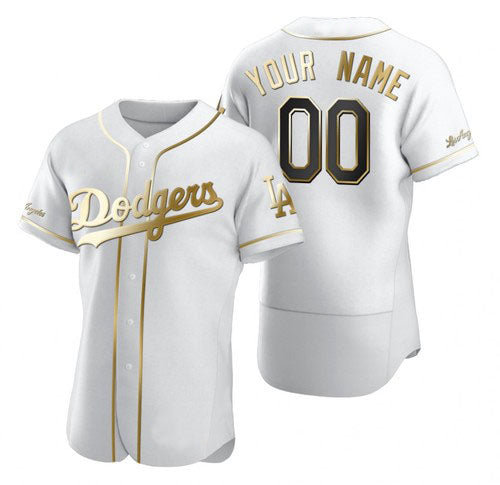 Custom Baseball Jerseys Los Angeles Dodgers White Gold 2022 All Star Game  Stitched Jerseys Elite