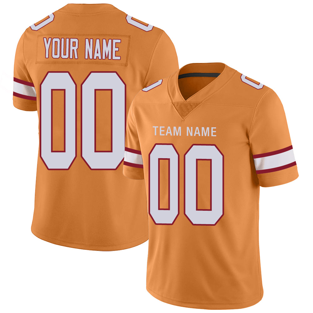 Custom Tampa Bay Buccaneers Stitched American Football Jerseys Personalize  Birthday Gifts Gold Jersey