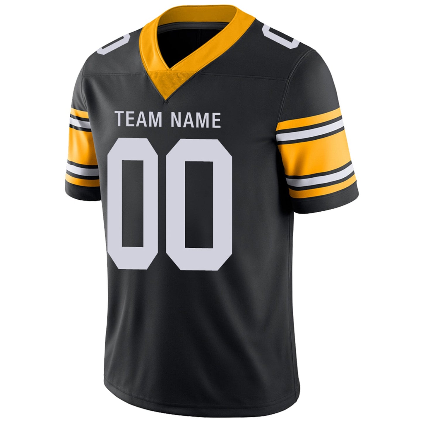 Custom P.Steelers Football Jerseys Team Player or Personalized Design Your Own Name for Men's Women's Youth Jerseys Black