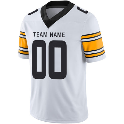 Custom P.Steelers Football Jerseys Team Player or Personalized Design Your Own Name for Men's Women's Youth Jerseys Black