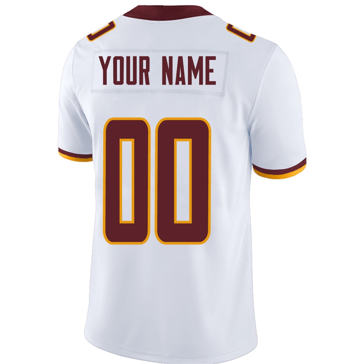 Custom W.Football Team Player or Personalized Design Your Own Name for Men's Women's Youth Jerseys Burgundy Football Jerseys