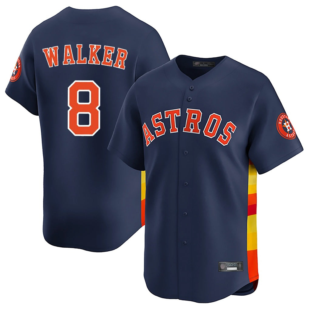 Houston Astros #8 Christian Walker Player Navy KLUNKIM Home Limited Stitched Jerseys