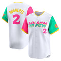 San Diego Padres #2 Xander Bogaerts White KLUNKIM City Connect Limited Player Jersey