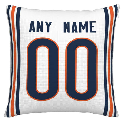 Custom C.Bears Pillow Decorative Throw Pillow Case - Print Personalized Football Team Fans Name & Number Birthday Gift Football Pillows