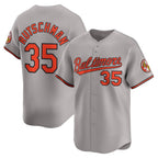 Baltimore Orioles #35 Adley Rutschman Gray KLUNKIM Road Limited Player Jersey