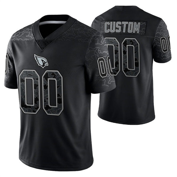 Custom A.Cardinals ACTIVE PLAYER Black KLUNKIM Reflective Limited Stitched Jersey