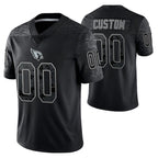 Custom A.Cardinals ACTIVE PLAYER Black KLUNKIM Reflective Limited Stitched Jersey