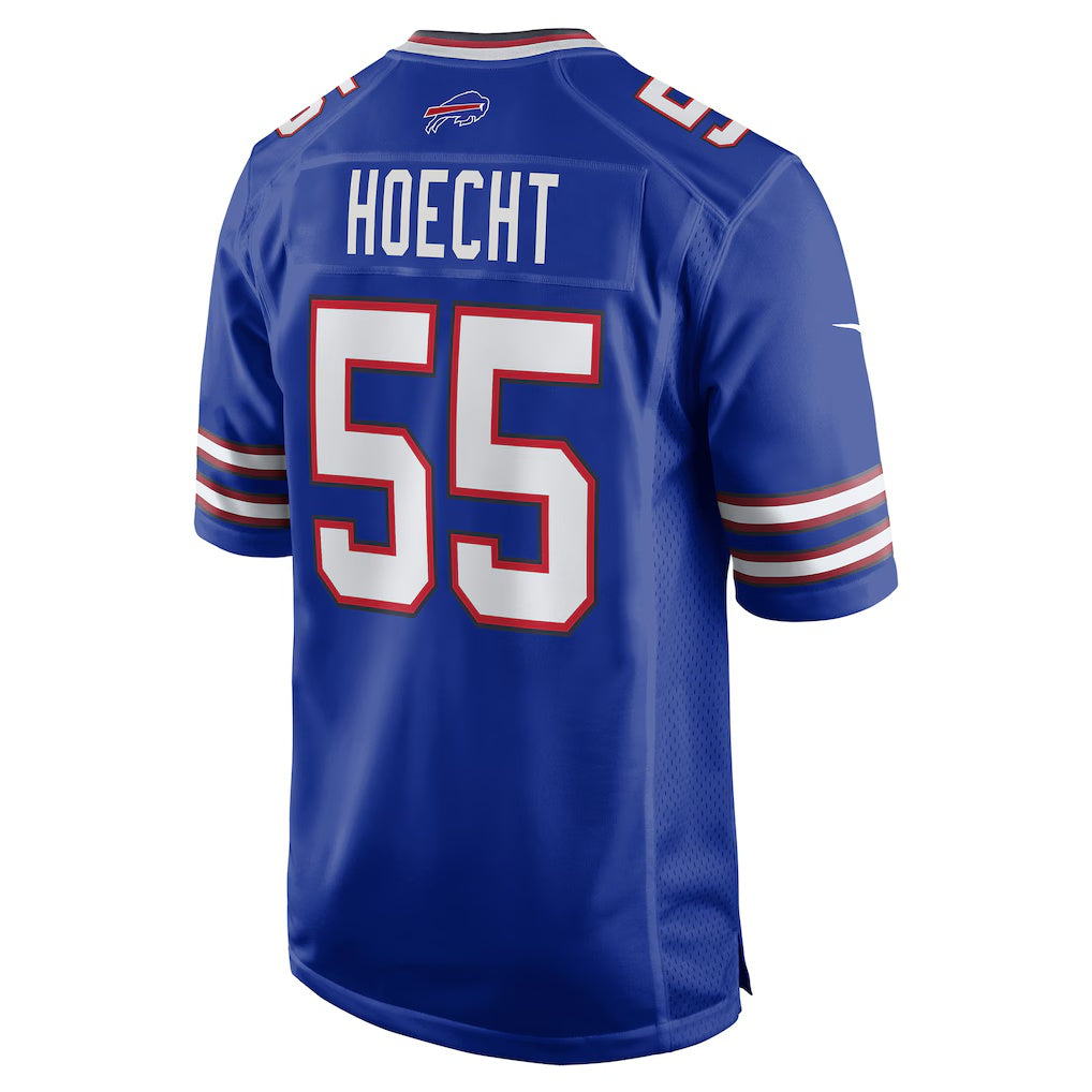 B.Bills #55 Michael Hoecht Royal KLUNKIM Team Game Jersey
