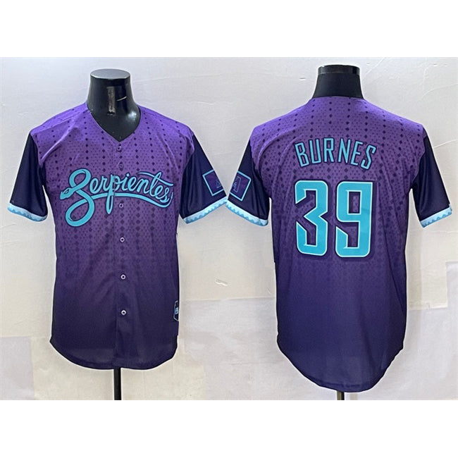 Arizona Diamondbacks #39 Corbin Burnes Purple KLUNKIM 2025 City Connect Limited Stitched Jersey