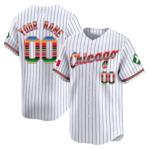 Custom Chicago White Sox Mexico Vapor Premier Limited Jersey V3- White 2 KLUNKIM