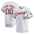 Custom Chicago White Sox Mexico Vapor Premier Limited Jersey V3- White 2 KLUNKIM