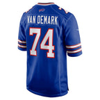 B.Bills #74 Ryan Van Demark Royal KLUNKIM Game Player Jersey