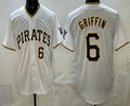 Pittsburgh Pirates #6 Konnor Griffin White KLUNKIM Limited Jersey