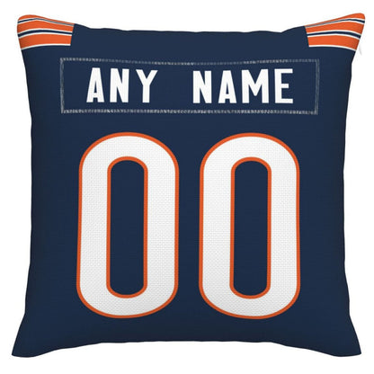 Custom C.Bears Pillow Decorative Throw Pillow Case - Print Personalized Football Team Fans Name & Number Birthday Gift Football Pillows