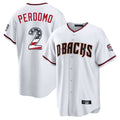 Arizona Diamondbacks #2 Geraldo Perdomo Player White KLUNKIM USA 250 Fourth of July Home Game Stitched Jerseys