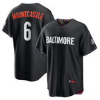 Baltimore Orioles #6 Ryan Mountcastle Black KLUNKIM City Connect Replica Player Jersey