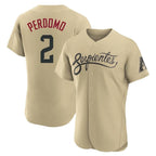Arizona Diamondbacks #2 Geraldo Perdomo Player Tan KLUNKIM City Connect Limited Home Game Stitched Jerseys