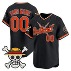 Custom Detroit Tigers x One Piece Black KLUNKIM Vapor Premier Limited Jersey - Stitched