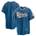 Milwaukee Brewers Mineral Blue KLUNKIM 2026 City Connect Stadium Jersey