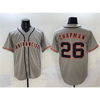 San Francisco Giants #26 Matt Chapman Gray KLUNKIM  Cool Base Stitched Jersey 2