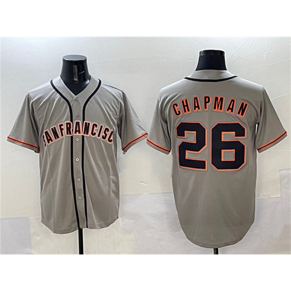 San Francisco Giants #26 Matt Chapman Gray KLUNKIM  Cool Base Stitched Jersey 2