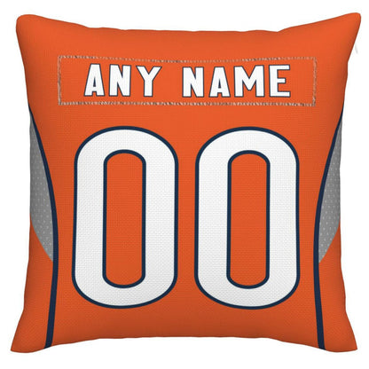 Custom C.Bears Pillow Decorative Throw Pillow Case - Print Personalized Football Team Fans Name & Number Birthday Gift Football Pillows