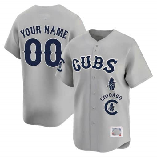 Custom Chicago Cubs Special Vapor Premier Limited Jersey - Gray KLUNKIM