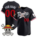 Custom Minnesota Twins x One Piece Navy KLUNKIM Vapor Premier Limited Jersey - Stitched