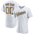 Custom Washington Nationals Active Player White KLUNKIM 2022 All-Star Flex Base Stitched Jersey
