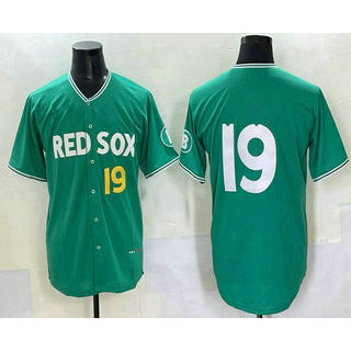 Boston Red Sox #19 Roman Anthony Green KLUNKIM 2025 City Connect Limited Jersey