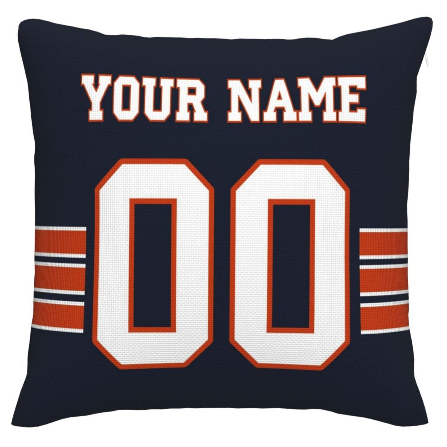 Custom C.Bears Pillow Decorative Throw Pillow Case - Print Personalized Football Team Fans Name & Number Birthday Gift Football Pillows