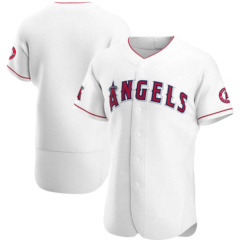 Los Angeles Angels White KLUNKIM Home Authentic Team Jersey