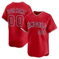 Custom Los Angeles Angels Red KLUNKIM Alternate Limited Jersey