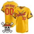 Custom Detroit Tigers x One Piece Gold KLUNKIM Vapor Premier Limited Jersey - Stitched