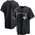 Toronto Blue Jays Blank Black KLUNKIM Lights Out Limited Stitched Jersey