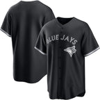 Toronto Blue Jays Blank Black KLUNKIM Lights Out Limited Stitched Jersey