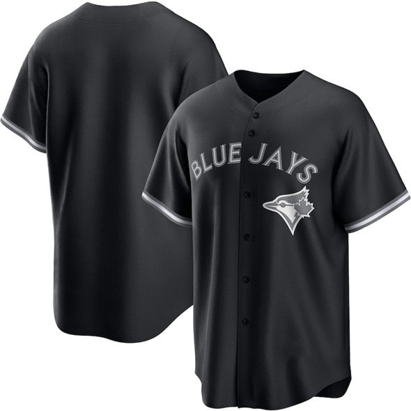 Toronto Blue Jays Blank Black KLUNKIM Lights Out Limited Stitched Jersey