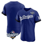 Los Angeles Dodgers Blank Player Royal KLUNKIM City Connect Elite Home World Series Stitched Jerseys