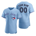 Custom Toronto Blue Jays Light Blue KLUNKIM Stitched Flex Base Jersey