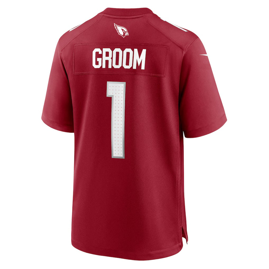 A.Cardinals Number #1 Groom KLUNKIM Cardinal Game Jersey