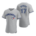 Toronto Blue Jays #17 Jose Berrios Gray KLUNKIM Road Flex Base Player Jersey