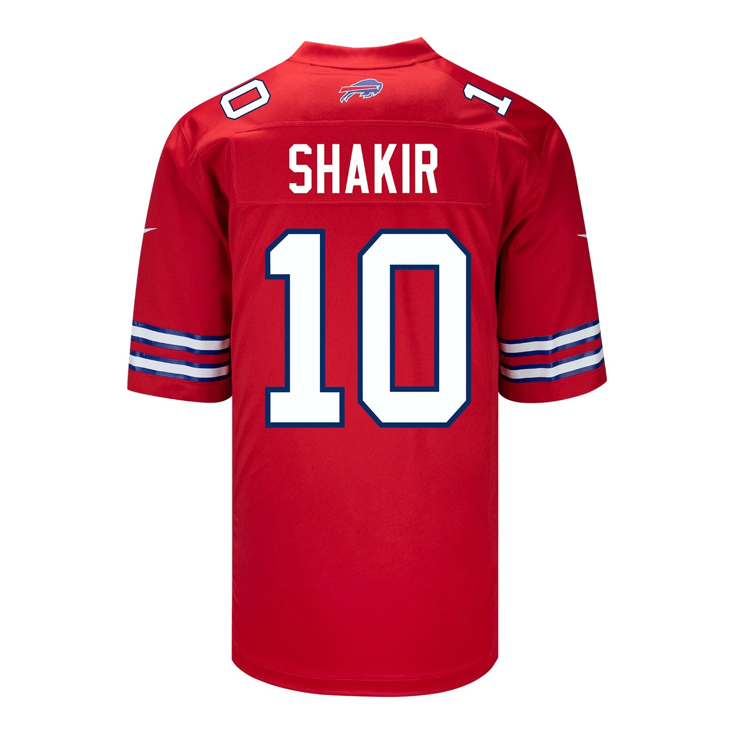 B.Bills #10 Khalil Shakir Red Game Player Jersey Football Stitched American Jerseys