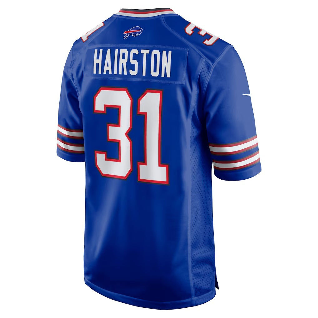 B.Bills #31 Maxwell Hairston Royal KLUNKIM 2025 active First Round Pick Game Jersey