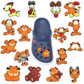 12-16pcsset Cute Cartoon Garfield shoe Charms Designer for Shoe Decoration Accessories for Classic Clog Kids Gift Hot Sale