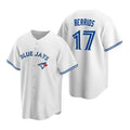 Toronto Blue Jays #17 Jose Berrios White KLUNKIM Home Cool Base Jersey