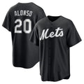 New York Mets #20 Pete Alonso Black KLUNKIM Replica Player Jersey
