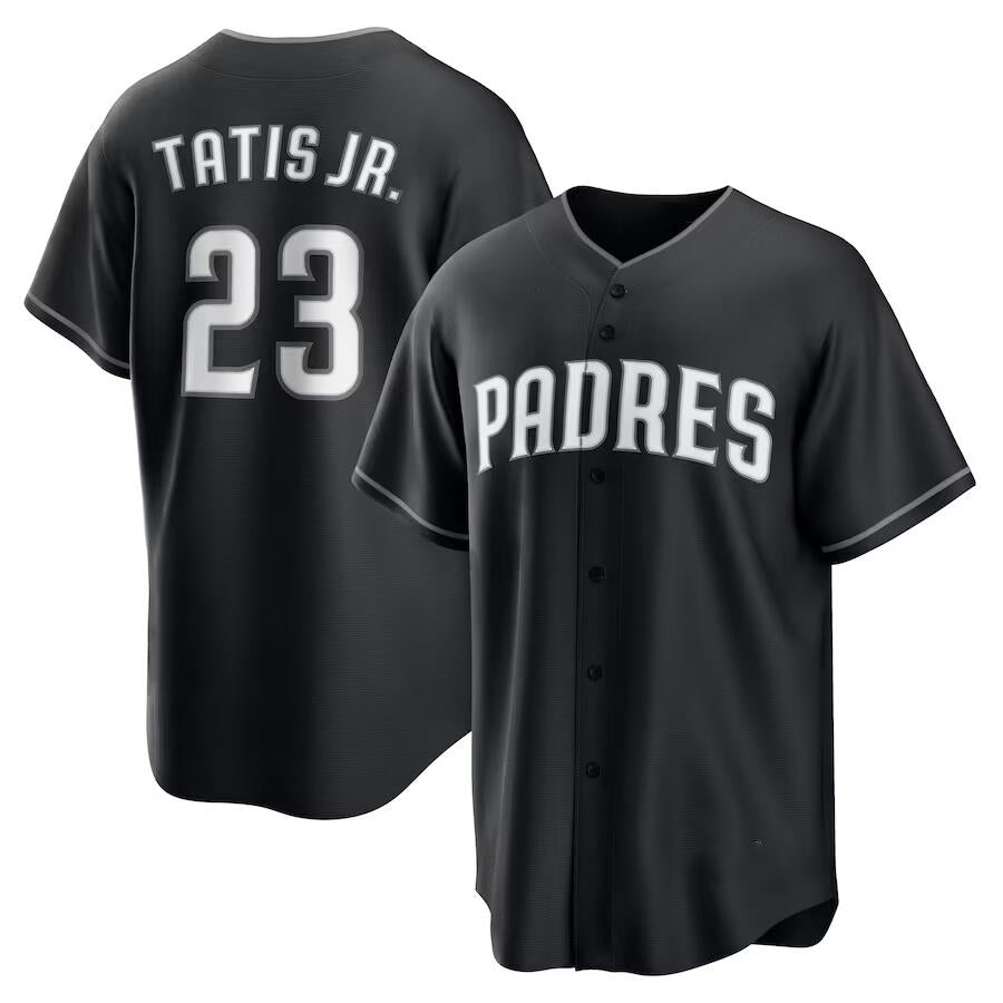 San Diego Padres #23 Fernando Tatis Jr. Black KLUNKIM Limited Stitched Jersey
