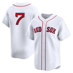 Boston Red Sox #7 Masataka Yoshida White KLUNKIM Home Limited Player Jersey